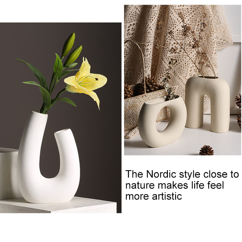 U shape vase - Exhale Home