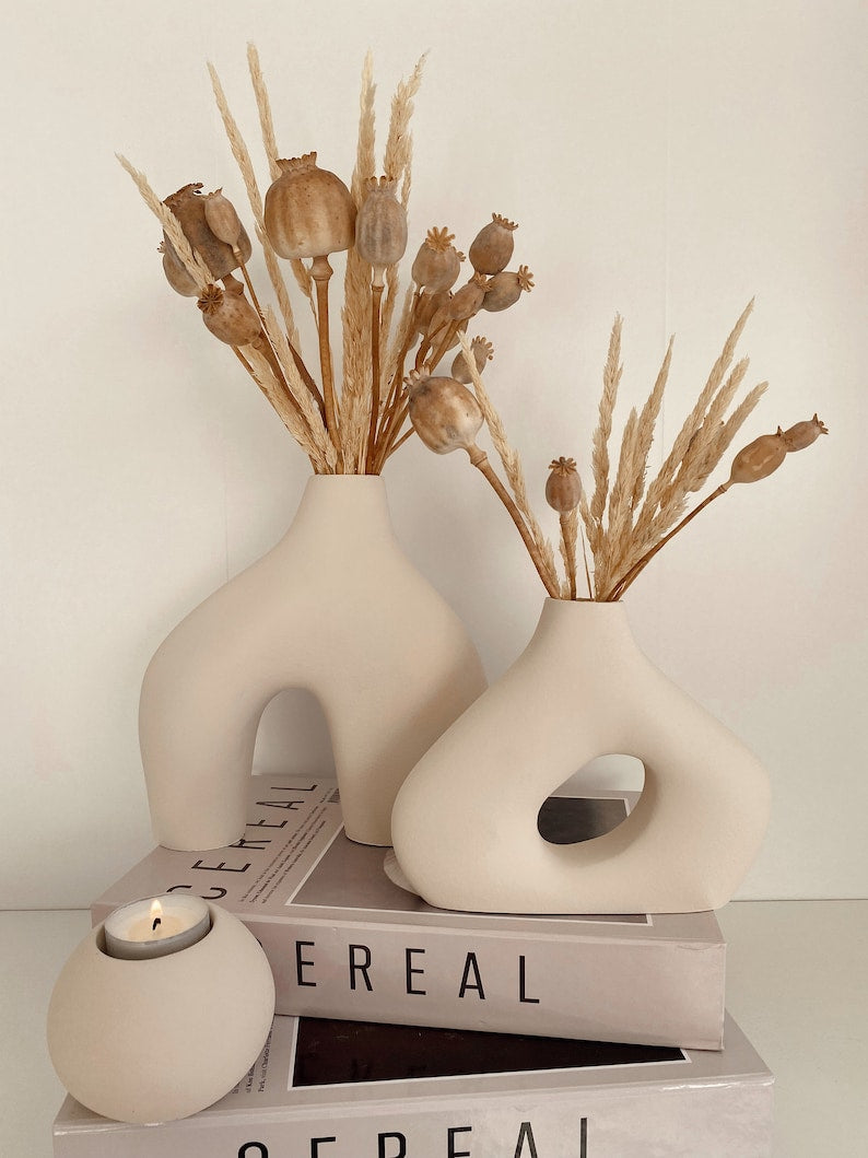 Pair of Modern Vase - Exhale Home